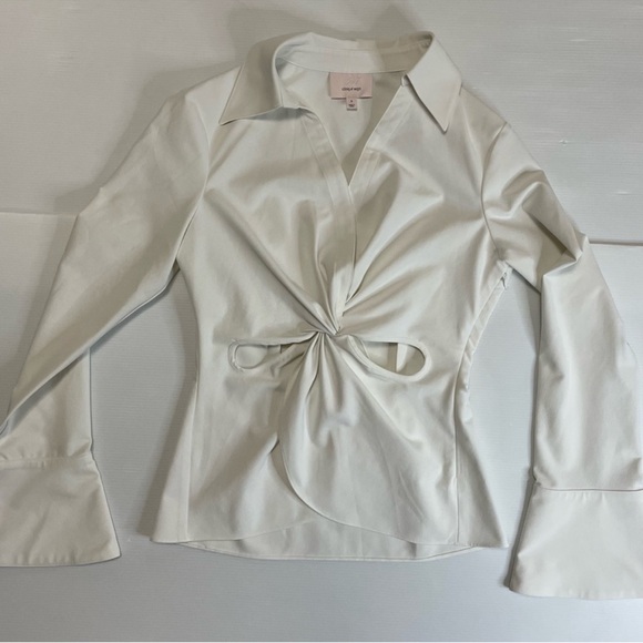 Women’s Cinq A Sept Mckenna Top with Cut Outs Size S - Picture 2 of 10